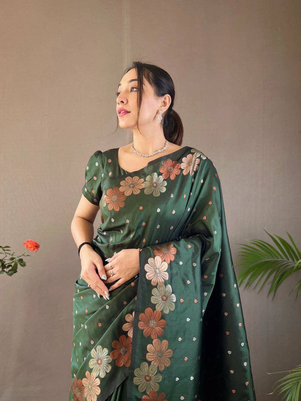 Elevate Your Wedding Style with Enchanting Organic Banarasi Sarees