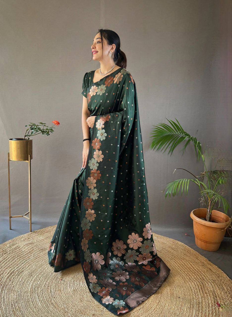 Elevate Your Wedding Style with Enchanting Organic Banarasi Sarees