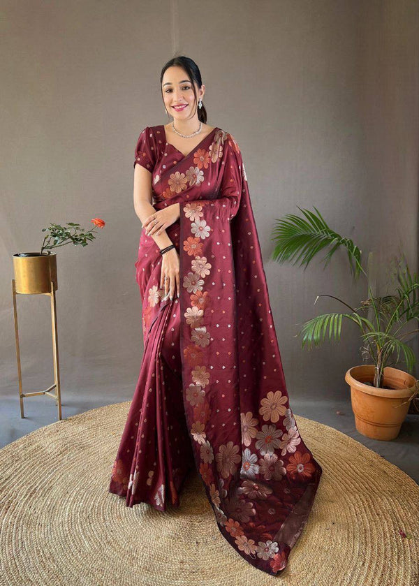 Elevate Your Wedding Style with Enchanting Organic Banarasi Sarees