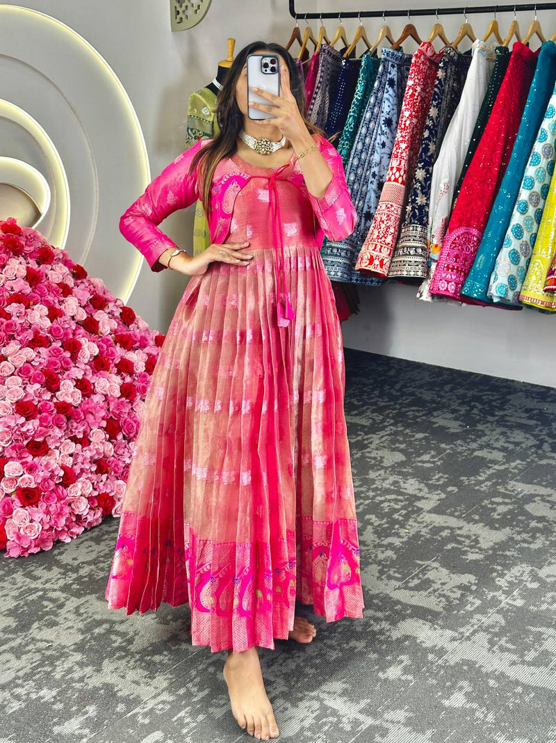 Kota Silk Anarkali Suit