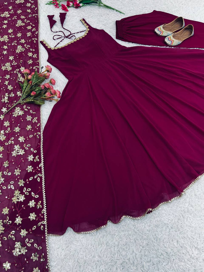 Designer Party Wear Gown Set for Women