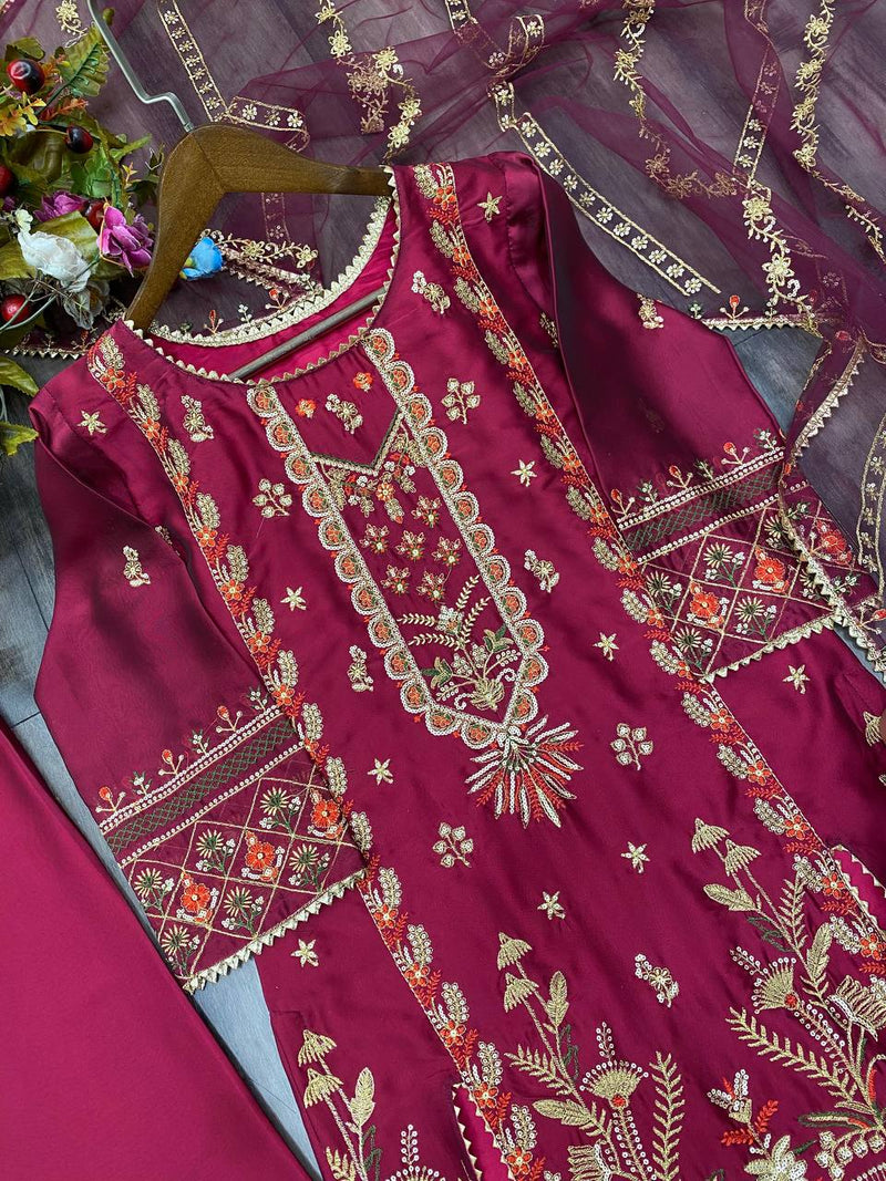 Rangoli Silk suit