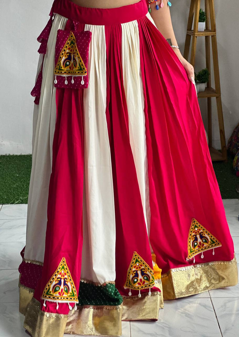 Navratri Special: Nilormy's Elegant Atteche Purse Lehenga Choli