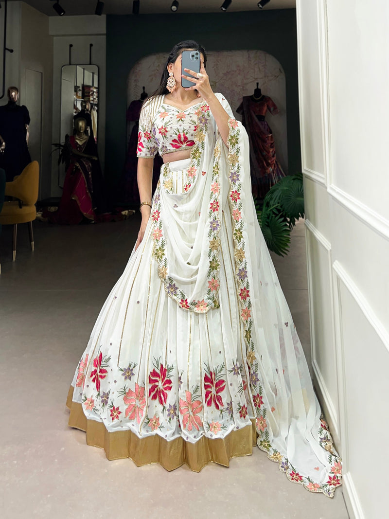 Ethereal White Wonder Lehenga Set