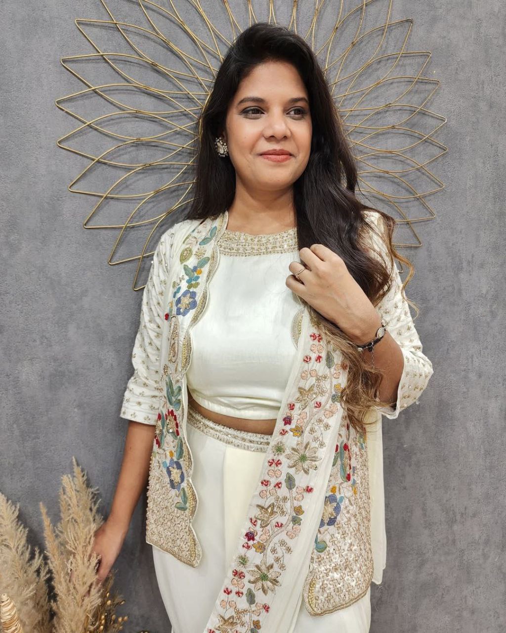 New Super Trending Party Wear Koti with Sarara
