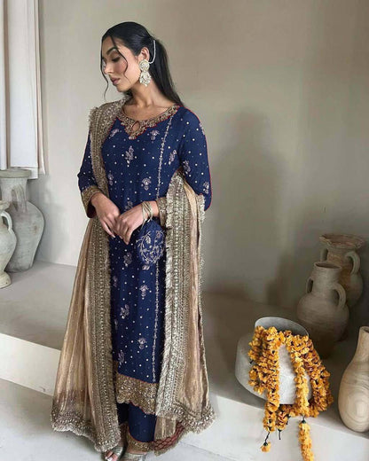 Desirable Fancy Faux Georgette Set