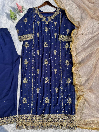Desirable Fancy Faux Georgette Set