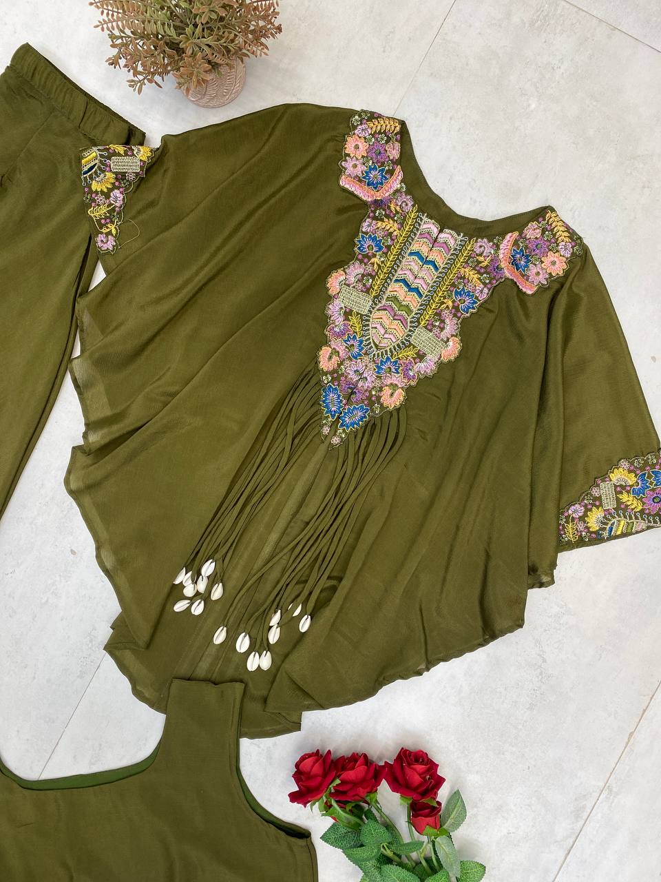 Trendy Indo Western 3-Piece Set