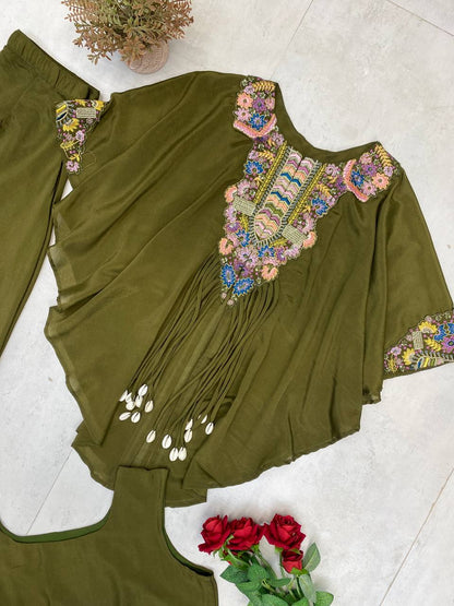 Trendy Indo Western 3-Piece Set