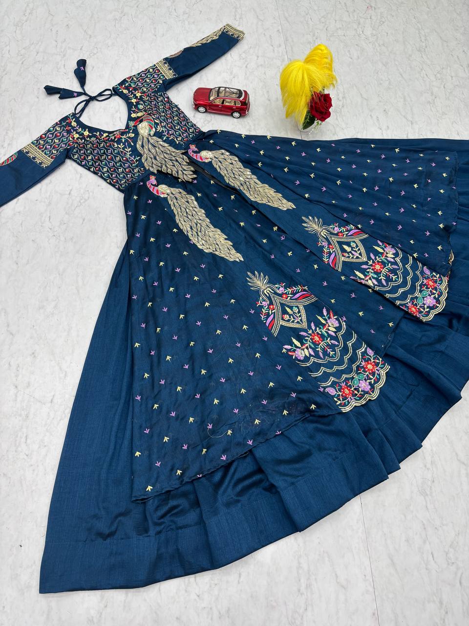 Festival Special Crop Top with Shrug & Lehenga Set