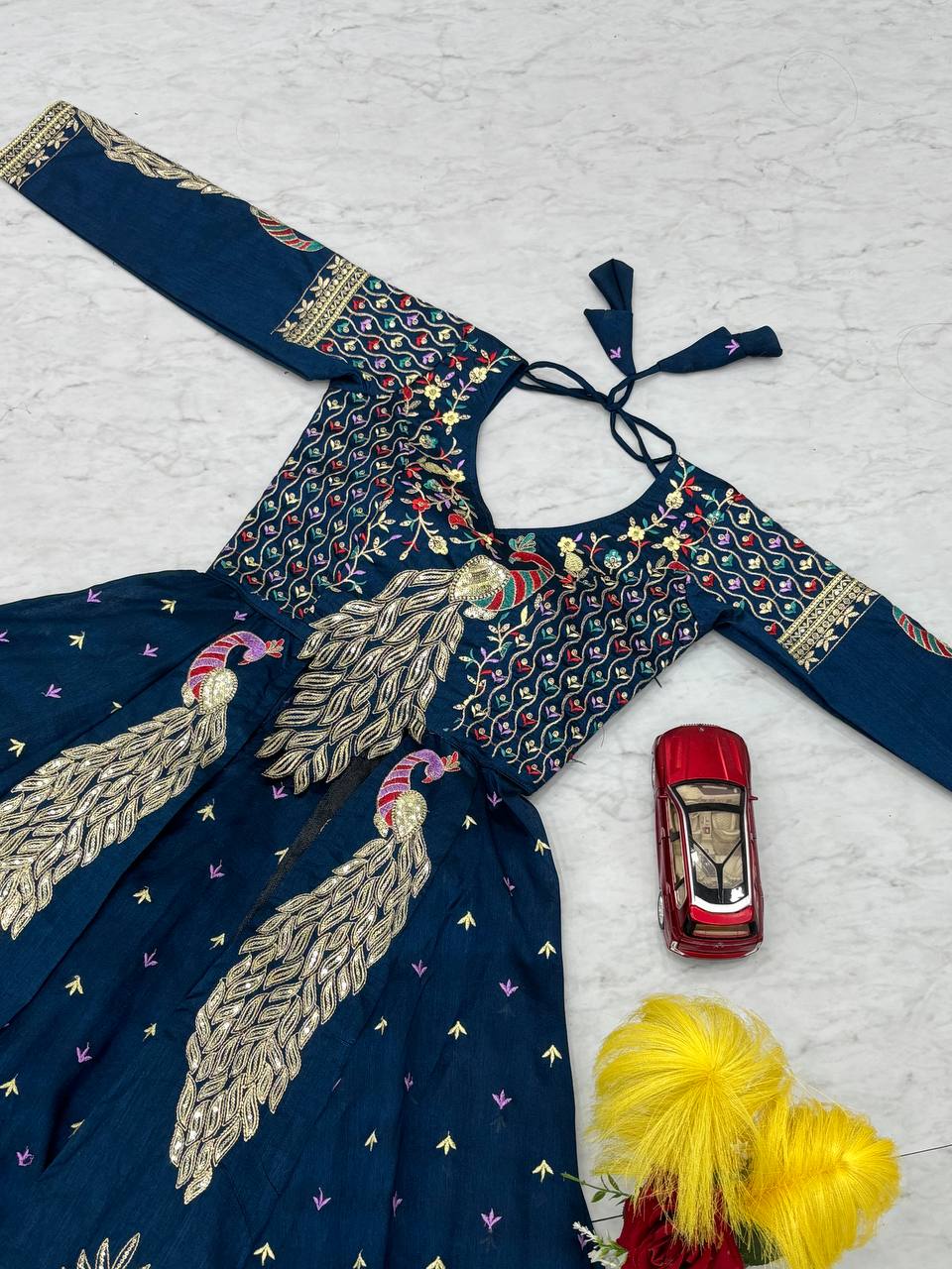 Festival Special Crop Top with Shrug & Lehenga Set