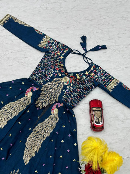 Festival Special Crop Top with Shrug & Lehenga Set