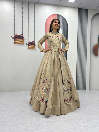 Festival Special Crop Top with Shrug & Lehenga Set