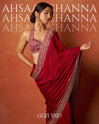 Premium Soft Rangoli Silk Sequence Saree with Embroidered Blouse