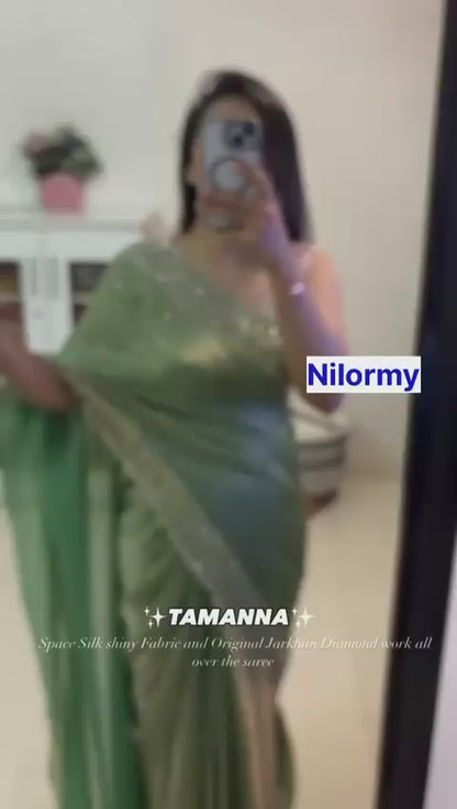 Trending Designer Diamond Work Saree Collection