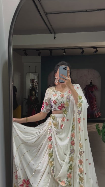 Ethereal White Wonder Lehenga Set